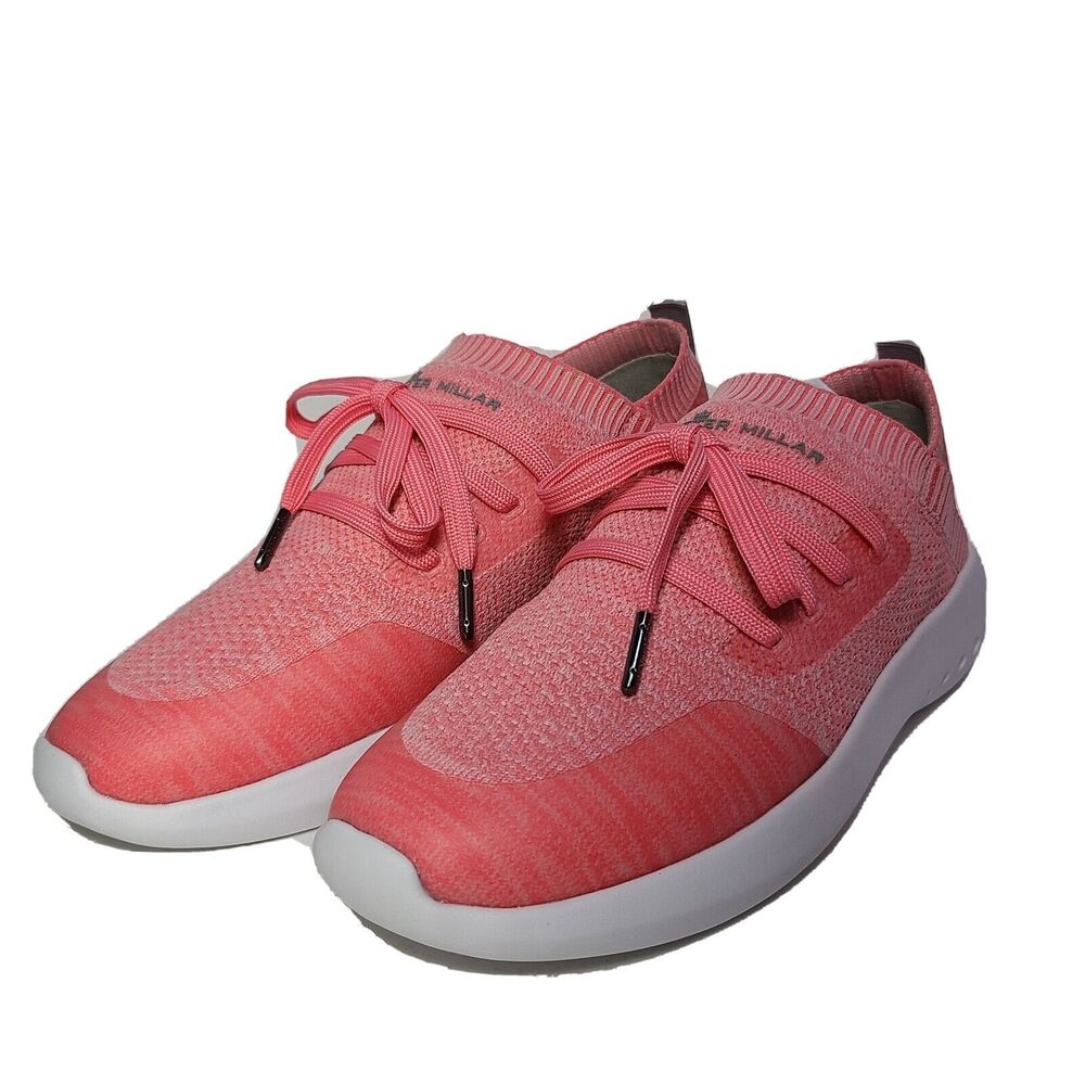 Peter Millar Women sneakers knit Hyperlight Glide Athleisure Pink Sz 7.5 new